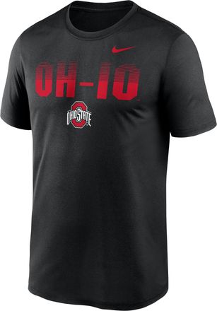 Nike Ohio State Primetime Kinetic Mantra Legend Nike Mens Dri-FIT College T-Shirt in Black | NKGK00AOH-XP8