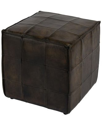 Butler Butler Specialty Company Leon Leather Ottoman