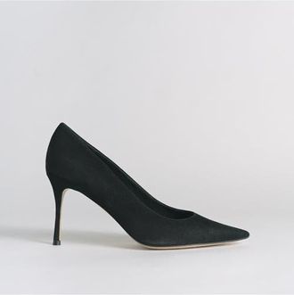 Marion Parke Classic Pump 85 Suede in Black at Nordstrom, Size 38.5