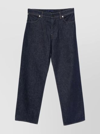 Stone Island denim wide-leg jeans