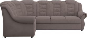 HOME AFFAIRE Ecksofa »Boston L-Form« mit hoher Rückenlehne, wahlweise mit Bettfunktion & Stauraum