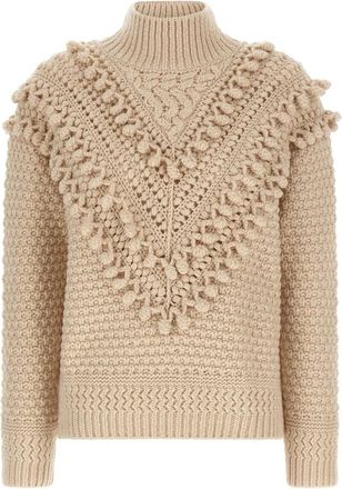 Zimmermann Dames, Truien, Beige, Maat: S Wol
