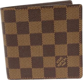 Louis Vuitton Pre-owned Wallets, male, Brown, Size: ONE SIZE Pre-owned Portefeuille Marco Damier Wallet