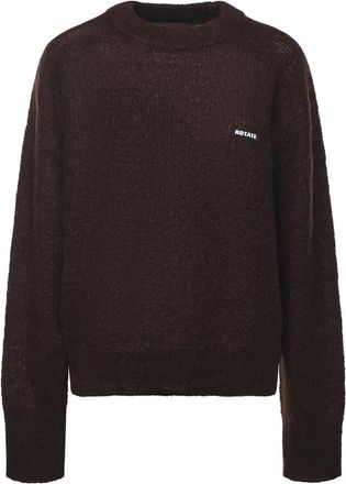 Rotate Rotate Birger Christensen, Truien & Vesten, Dames, Bruin, M, Rondgebreide trui