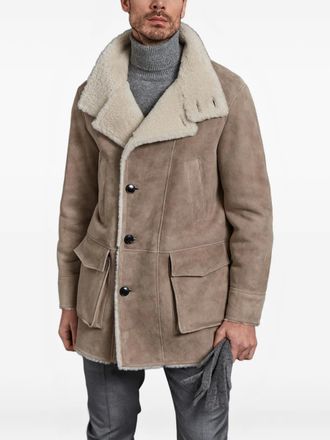 Manzoni24 Giacca in shearling - Marrone