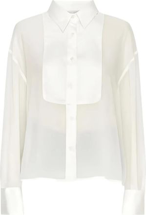 Pinko Camicia Marquilla con pettorina - Bianco