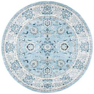 Safavieh Alfombra azul claro/crema 160 x 160 cm