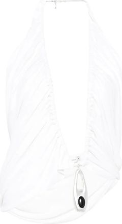 CHRISTOPHER ESBER Top Lavalliere - Bianco