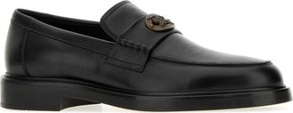 Burberry Mens Black Leather Pembroke Loafers Mocassini