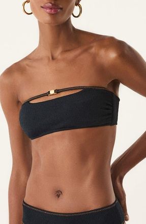 Vix Mia Bandeau Bikini Top in Black at Nordstrom, Size X-Large
