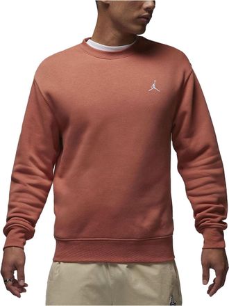 Nike Jordan Air Jordan Essentials Logo Crew-Neck Sweatshirt Orange White FJ7777-810