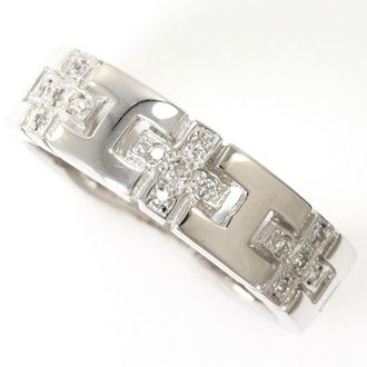 C&A White Gold White Gold (14K) Band Ring (Pre-Owned)