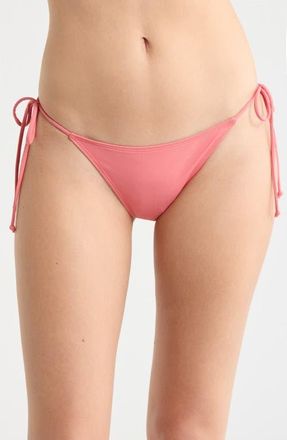 O'Neill Maracas Side Tie Bikini Bottoms in Shell Pink at Nordstrom, Size Xx-Large
