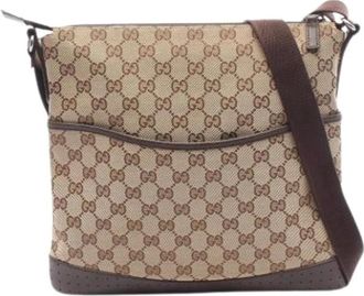 Gucci Borsa a spalla vintage in tela Pre-owned - - Pre-owned - Donna - Beige - ONE SIZE