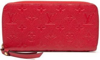 Louis Vuitton Pre-owned Wallets, female, Red, Size: ONE SIZE Pre-owned Leather Wallet