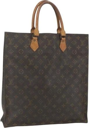 Louis Vuitton Pre-owned Tote Bags, female, Brown, Size: ONE SIZE Pre-owned Vintage Canvas Tote Bag