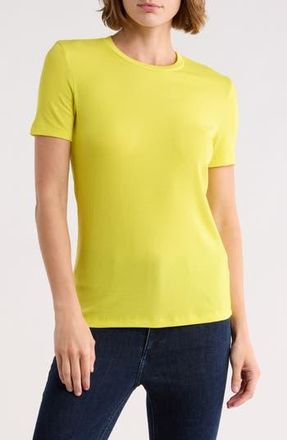 AG - Adriano Goldschmied Womens Gray Boy Ribbed T-Shirt in Sun Dial at Nordstrom Rack, Size X-Small