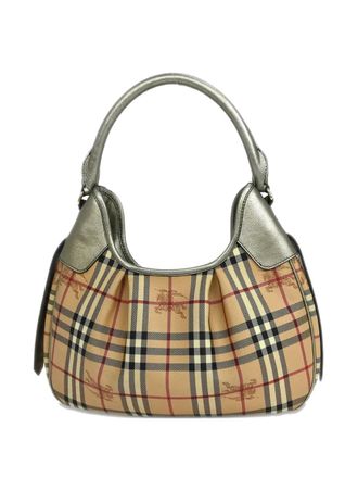 Burberry 1990-2000s check-pattern handbag - Neutrals