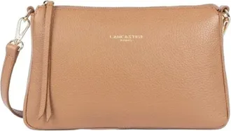 Lancaster Pochette Zipp&eacute; Dune - Dames - Tassen - Bruin - Maat: ONE Size Leer