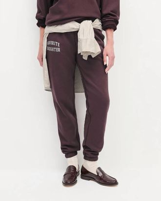 Favorite Daughter Collegiate Jogger In Burgundy