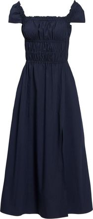 Altuzarra Lily cotton midi dress - women - pure cotton - 36 - Blue