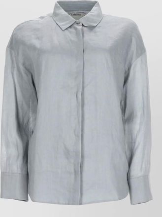Max Mara ramie shirt