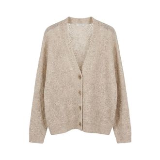 PESERICO Mujer, Jerseys, Beige, Talla: XL