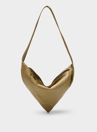 Maeden Womens Vancouver leather triangular bag