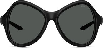 Diesel Cat-eye style sunglasses - Sunglasses - Unisex - Black