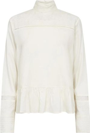 Mos Mosh Blouses & Shirts - Dames - Blouses - Beige - L - Overhemden