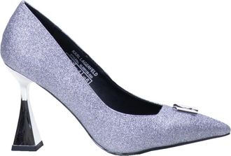 Karl Lagerfeld Debut Broche Court Pumps - Dames - Pumps - Grijs - 38 EU - Schoenen