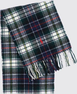 Polo Ralph Lauren Sciarpa in lana con motivo tartan a quadri