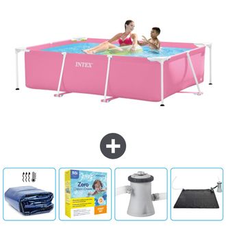 Intex Piscina Con Estructura Rectangular - 220x150x60 Cm - 7-piezas Scb11