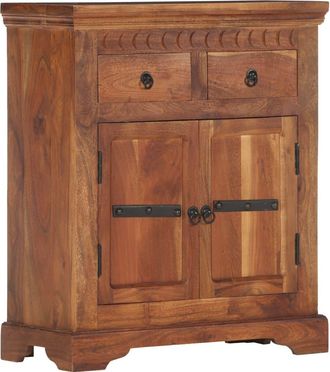vidaXL Aparador De Madera Maciza De Acacia 63x30x75 Cm Vidaxl