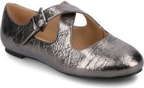Journee Collection Ivanna Mary Jane Flat in Pewter at Nordstrom Rack, Size 6.5