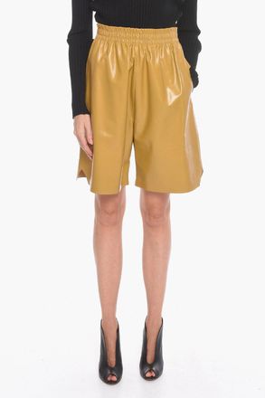 Bottega Veneta Shorts Gaucho SHINY in Pelle Bottega Veneta