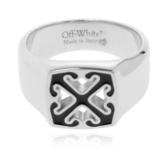 Off-white Messing ring - Heren - Ringen - Grijs - 62 MM - Accessoires