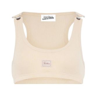 Jean Paul Gaultier Dames, Tops, Beige, Maat: XS