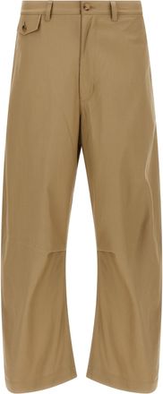 Comme Des Gar&ccedil;ons Beige Cotton Casual Mens Pants