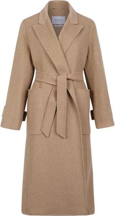 Max Mara Ribelle Coat - Dames - Jas met riem - Bruin - S - Jassen