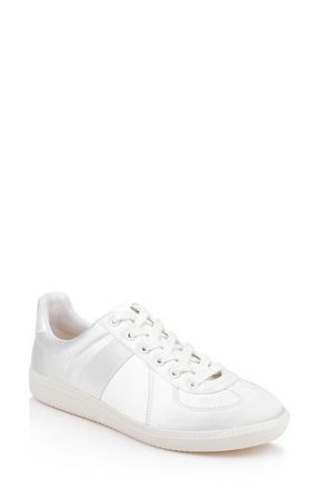 Badgley Mischka Imara Sneaker in Ivory Satin at Nordstrom, Size 6.5