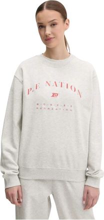 P.E Nation Mujer, Sudaderas, Gris, Talla: M