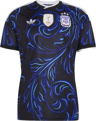 adidas Argentina 26 Away Jersey Asia Sizing Black Lucid Blue JM8395
