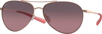 Costa PIPER Rose Gradient Polariized Glass Pilot Ladies Sunglasses 6S6003 600319 58