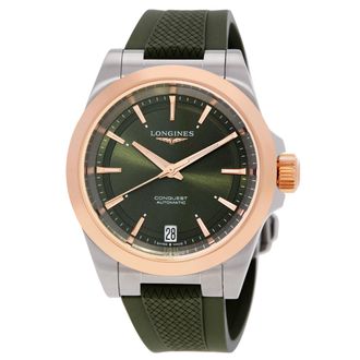 Longines Conquest Automatic Green Dial Ladies Watch L3.430.5.02.9