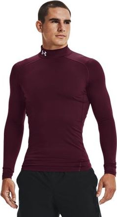 Under Armour Mens CG Armour Comp Mock - White/Maroon Size 3XL