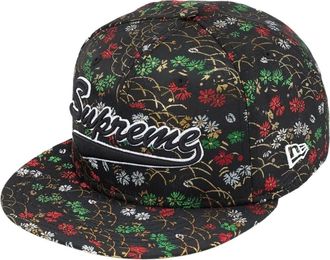 SUPREME x New Era SS26 Floral Jacquard Cap Black SUP-SS26-1056-BLK