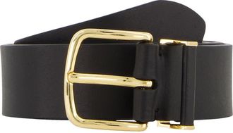 Vince Kaia Leather Belt in Black at Nordstrom, Size X-Small