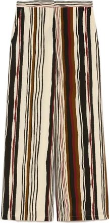 Max Mara Broeken, Dames, Veelkleurig, XS, Wol, Mstpagano Broek