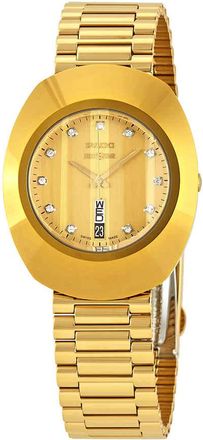 Rado The Original Diamond Gold Dial Watch R12304303